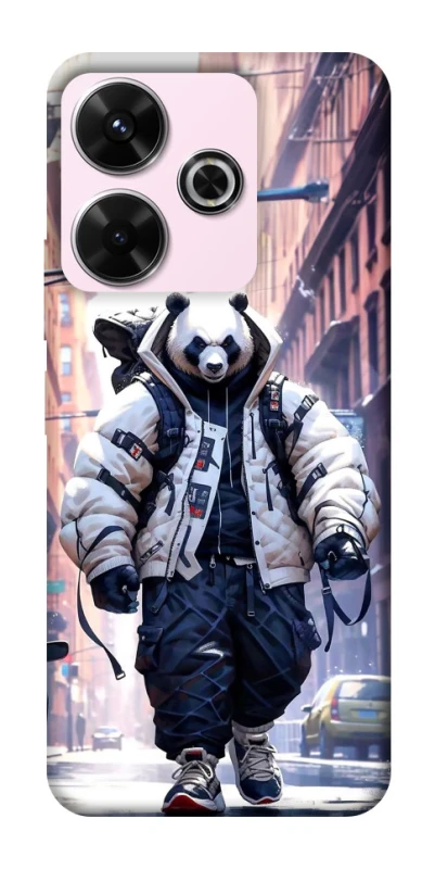 Чохол на Xiaomi Poco M6 4G Панда кур'єр фото 1 з 1