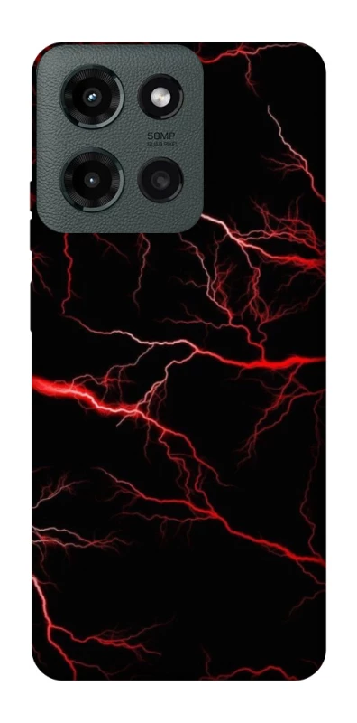 Чохол на Motorola Moto G Power (2025) Червона молнія фото 1 з 1