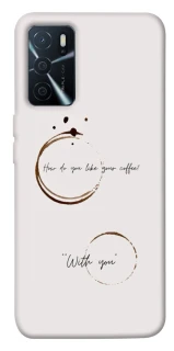 Чехол на Oppo A16s / A16 Coffee with you фото 1 из 1