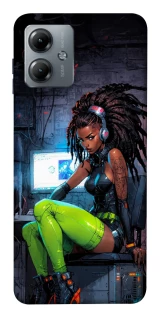 Чохол на Motorola Moto G14 Cyber girl фото 1 з 1