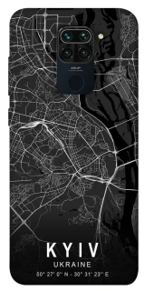 Чехол на Xiaomi Redmi Note 9 / Redmi 10X Kyiv map фото 1 из 1