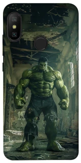 Чехол на Xiaomi Mi A2 Lite / Xiaomi Redmi 6 Pro Angry Hulk фото 1 из 1