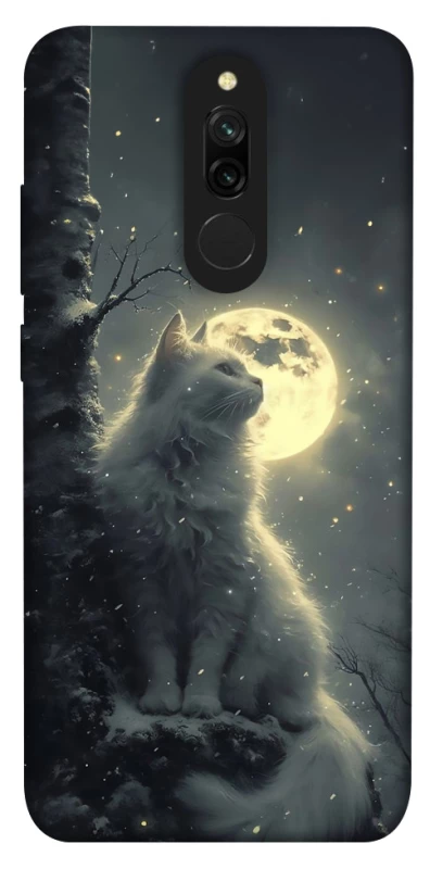 Чехол на Xiaomi Redmi 8 Кот под луной фото 1 из 1