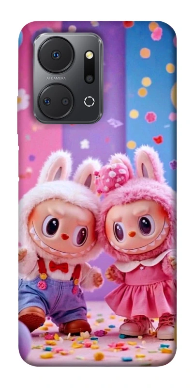 Чохол на Huawei Honor X7a Labubu twins ver.3 фото 1 з 1