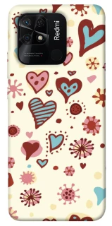 Чохол на Xiaomi Redmi 10C Pretty hearts фото 1 з 1