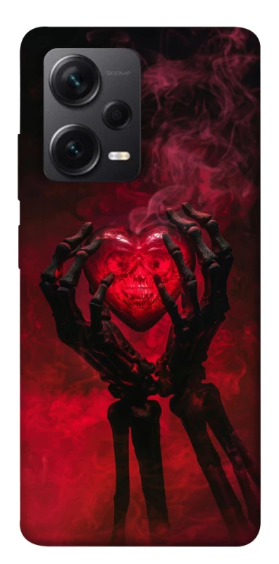 Чохол на Xiaomi Redmi Note 12 Pro+ 5G Heart in the hands of a skeleton фото 1 з 1