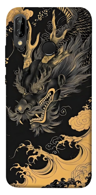 Чохол на Huawei P20 Lite gold dragon фото 1 з 1