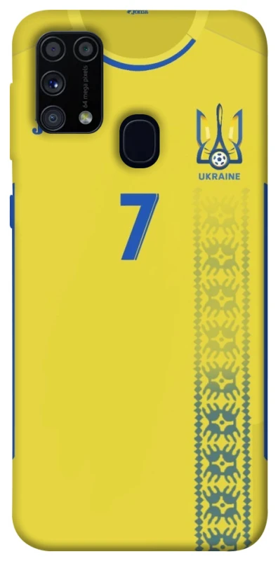 Чехол на Samsung Galaxy M31 UA-Football ver.3 фото 1 из 1