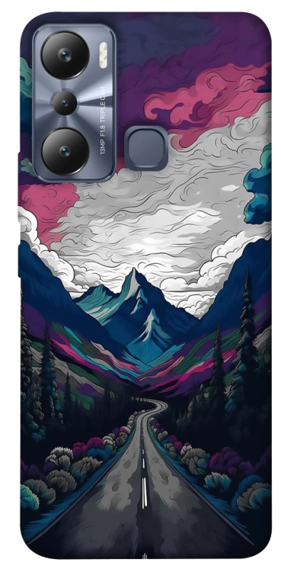 Чехол на Infinix Hot 20i Нарисованные горы фото 1 из 1