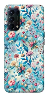 Чехол на Oppo Reno 5 4G Floral design ver.5 фото 1 из 1