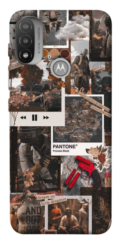 Чохол на Motorola Moto E20 PUBG Collage фото 1 з 1