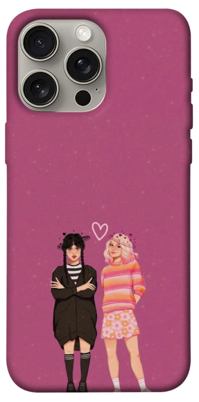 Чехол на Apple iPhone 15 Pro Max (6.7") Raven & Rainbow Wednesday фото 1 из 1