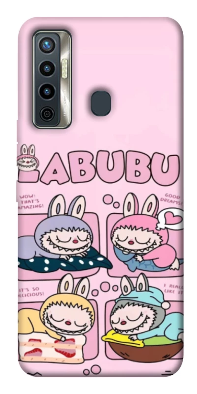 Чохол на TECNO Camon 17 Labubu Dreams Collage фото 1 з 1