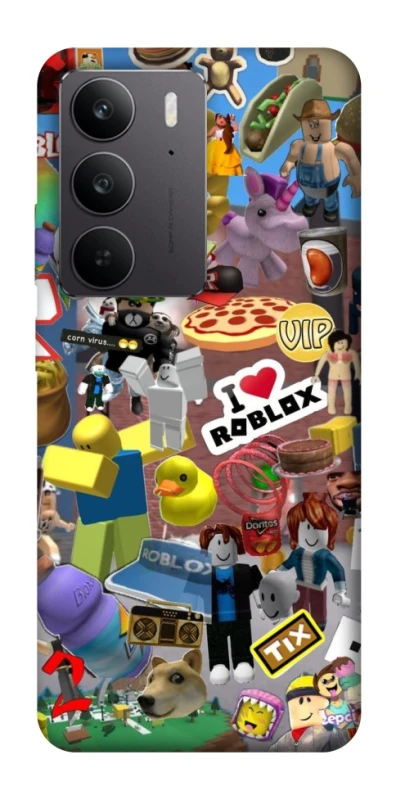 Чехол на Realme C75 Roblox collage ver.5 фото 1 из 1