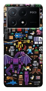 Чохол на Xiaomi Poco X6 Minecraft v5 фото 1 з 1