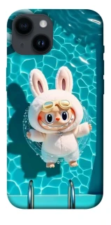 Чехол на Apple iPhone 14 (6.1") Labubu in the pool ver.2 фото 1 из 1