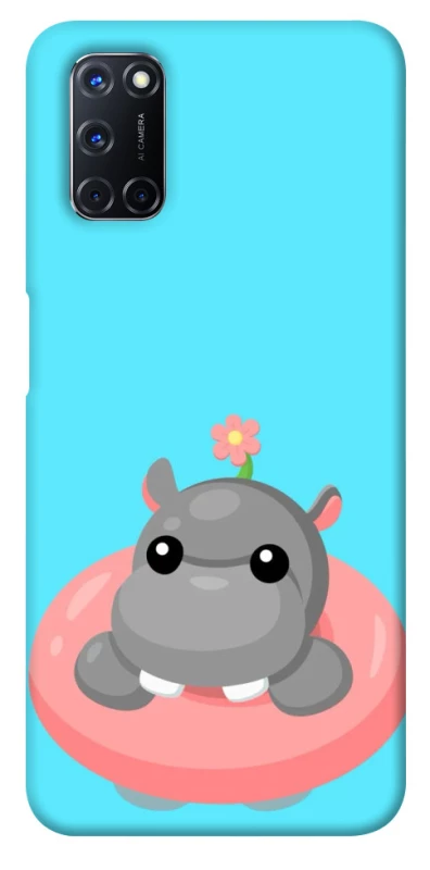 Чехол на Oppo A52 / A72 / A92 Adopt Me Hippo Floatie фото 1 из 1