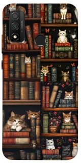 Чехол на Huawei P Smart (2020) Cats & Books фото 1 из 1