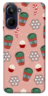 Чехол на Realme 10 4G Новогодний v38 фото 1 из 1