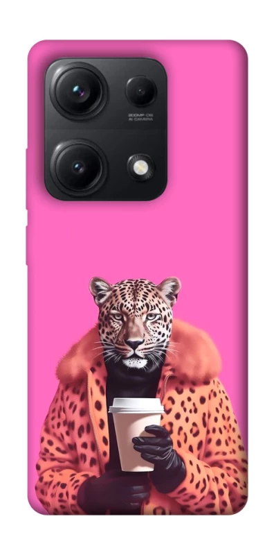 Чохол на Xiaomi Redmi Note 14S Леопард з кавою фото 1 з 1
