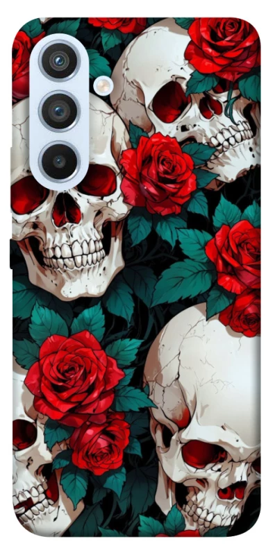Чохол на Samsung Galaxy A54 5G skull and rose фото 1 з 1