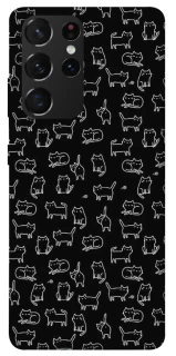 Чохол на Samsung Galaxy S21 Ultra Black Cats фото 1 Чохол на Samsung Galaxy S21 Ultra Black Cats фото 1 з 1