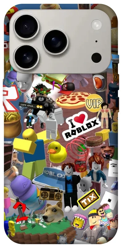 Чохол на Apple iPhone 17 Pro (6.3") Roblox collage ver.5 фото 1 з 1