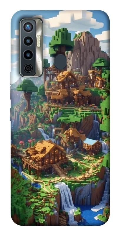 Чохол на TECNO Camon 17 Minecraft universe фото 1 з 1
