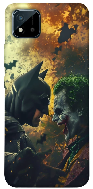 Чехол на Realme C20 Batman and the Joker фото 1 из 1