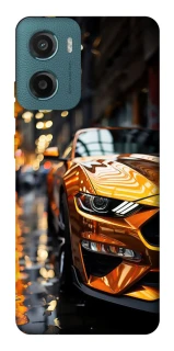 Чехол на Motorola Moto G06 Golden sports car фото 1 из 1