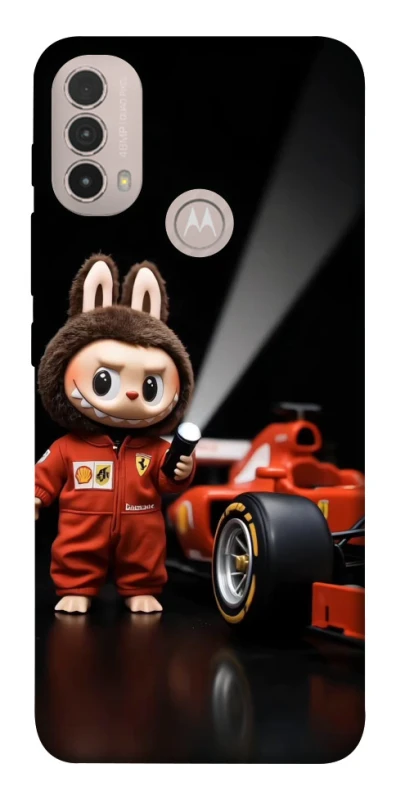 Чохол на Motorola Moto E40 F-1 Labubu фото 1 з 1