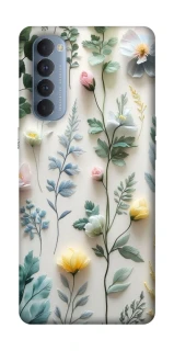 Чехол на Oppo Reno 4 Pro Floral design ver.4 фото 1 из 1