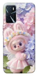 Чохол на Oppo A16s / A16 Labubu & Flowers ver.1 фото 1 з 1