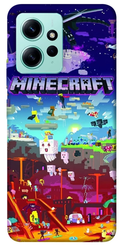 Чехол на Xiaomi Redmi Note 12 4G Minecraft world фото 1 из 1