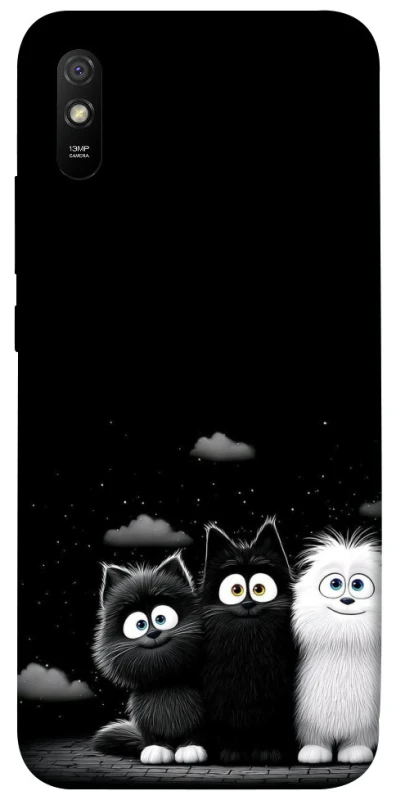 Чехол на Xiaomi Redmi 9A Three Cats фото 1 из 1