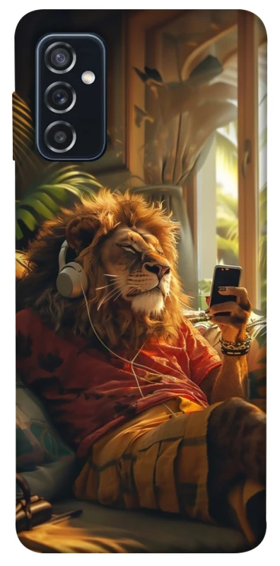 Чехол на Samsung Galaxy M52 Лев v2 фото 1 из 1