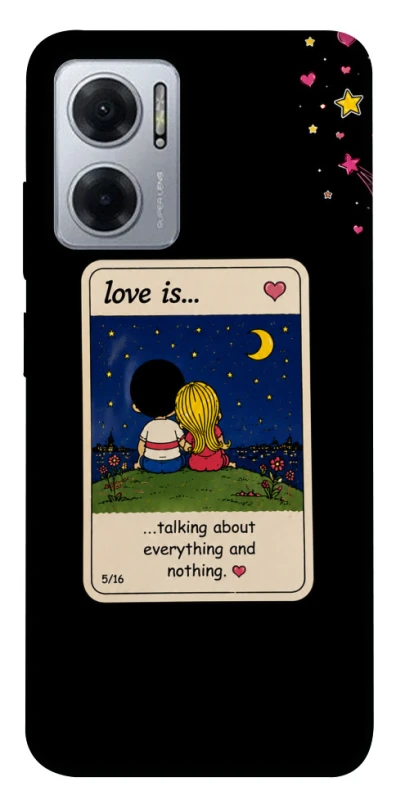 Чехол на Xiaomi Redmi Note 11E Love is ver.6 фото 1 из 1