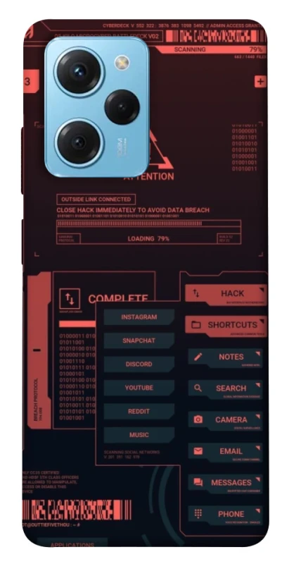 Чехол на Xiaomi Poco X5 Pro 5G Attention фото 1 из 1