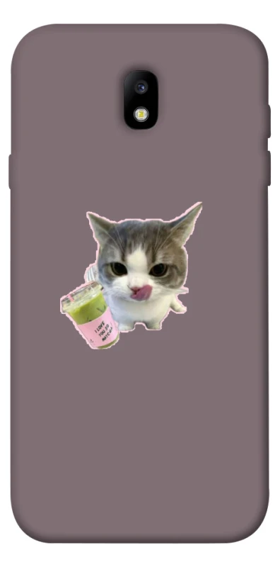 Чохол на Samsung J730 Galaxy J7 (2017) cat matcha фото 1 з 1