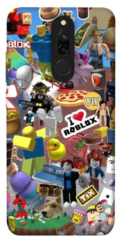 Чохол на Xiaomi Redmi 8 Roblox collage ver.5 фото 1 з 1