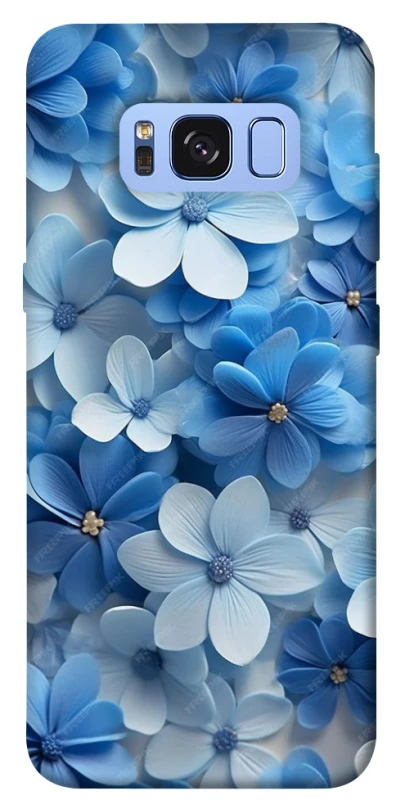 Чохол на Samsung G950 Galaxy S8 Сині квіти фото 1 з 1