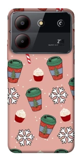 Чохол на ZTE Blade A54 4G Новорічний v38 фото 1 з 1