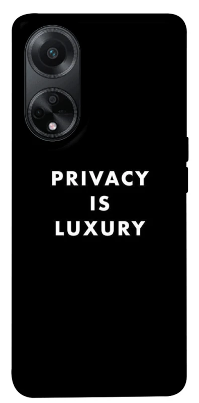 Чохол на Oppo A98 Privacy is luxury фото 1 з 1