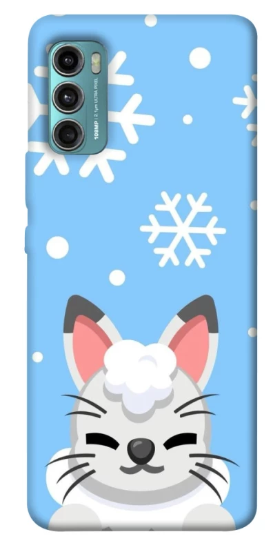 Чохол на Motorola Moto G60 Adopt Me Snow Kitty Smile фото 1 з 1