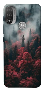 Чохол на Motorola Moto E20 Red Wood фото 1 з 1