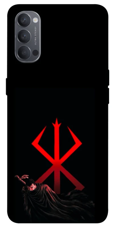 Чохол на Oppo Reno 4 Berserk Red Logo фото 1 з 1