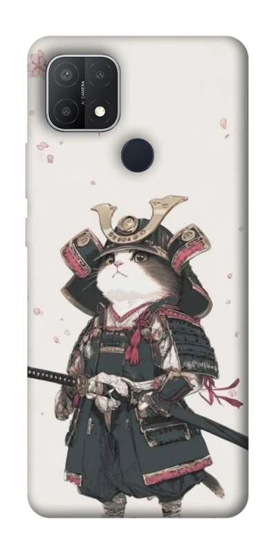Чохол на Oppo A15s / A15 Samurai Cat Warrior фото 1 з 1