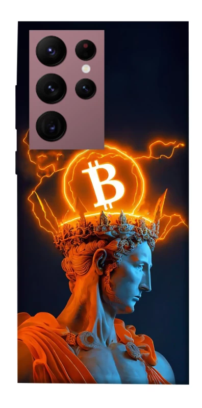 Чехол на Samsung Galaxy S22 Ultra Bitcoin God фото 1 из 1