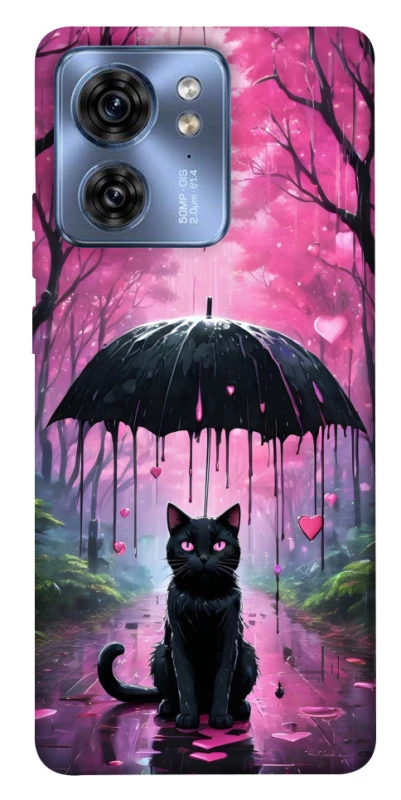 Чохол на Motorola Edge 40 Black cat фото 1 з 1
