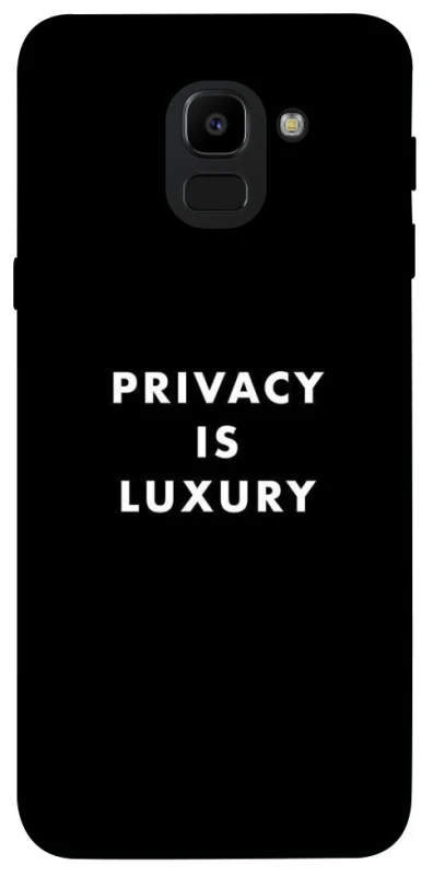 Чохол на Samsung J600F Galaxy J6 (2018) Privacy is luxury фото 1 з 1